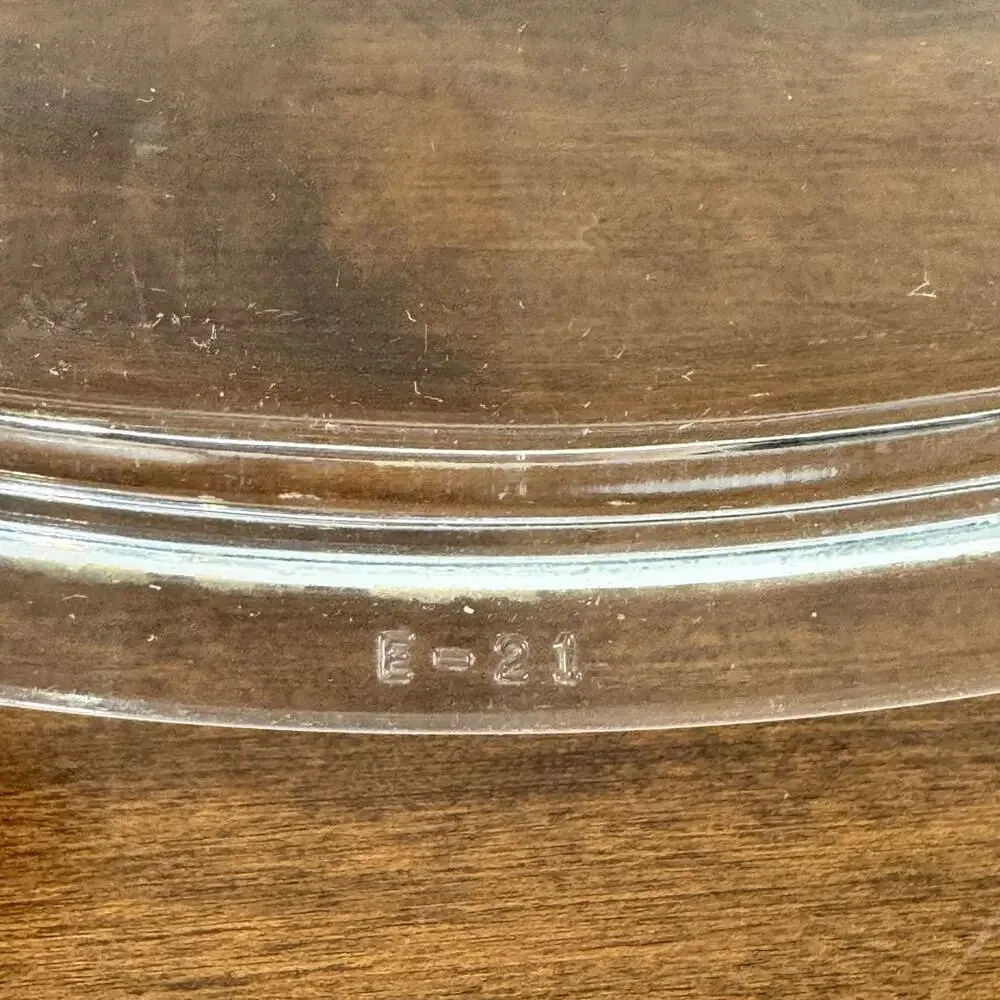 Corning Ware Replacement Clear Lid Pyrex Casserole E-21 LID ONLY 6.25
